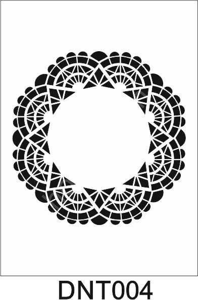 Dantel Desen Stencil Şablon (30x30) DNT-004
