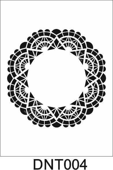 Dantel Desen Stencil Şablon (30x30) DNT-004