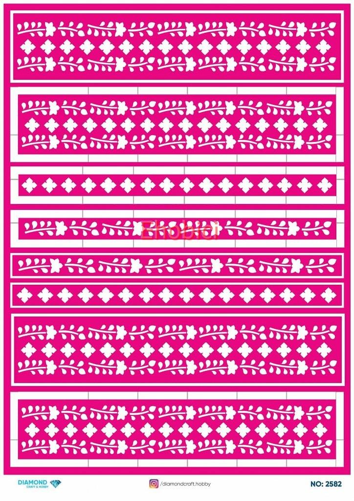 Diamond Pirinç Dekopaj Kağıdı - 2582