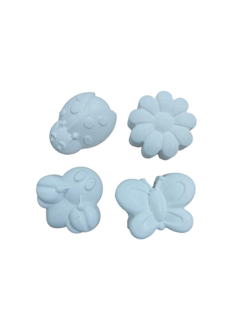 Boyanabilir 4 Parça Figür Uğur Böceği Papatya Arı Kelebek