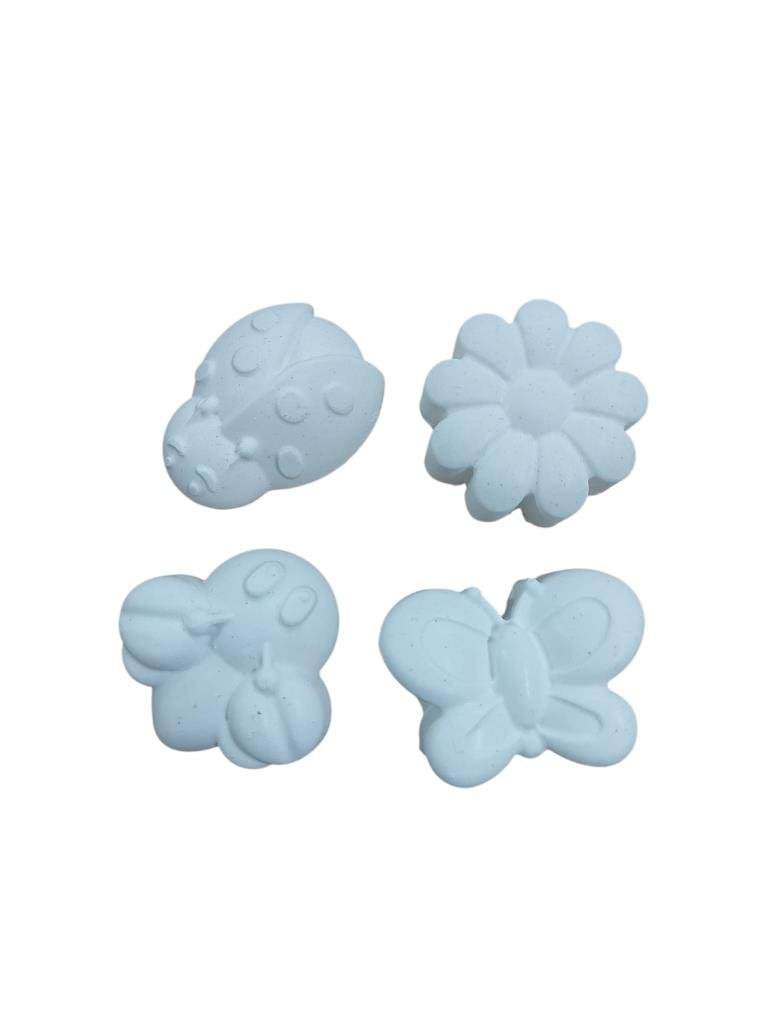 Boyanabilir 4 Parça Figür Uğur Böceği Papatya Arı Kelebek