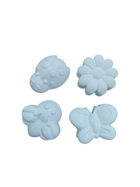 Boyanabilir 4 Parça Figür Uğur Böceği Papatya Arı Kelebek