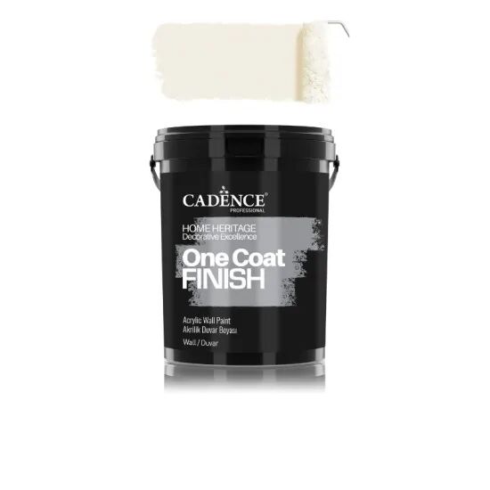 Cadence One Coat Finish OCF02 Vanilya Beyazı Akrilik Duvar Boyası 2.5 Litre
