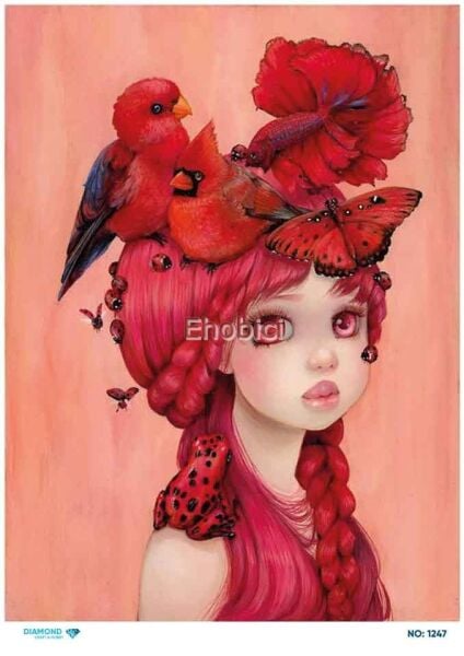 Diamond Pirinç Dekopaj Kağıdı - 1247