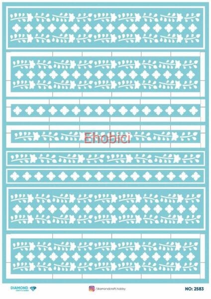 Diamond Pirinç Dekopaj Kağıdı - 2583