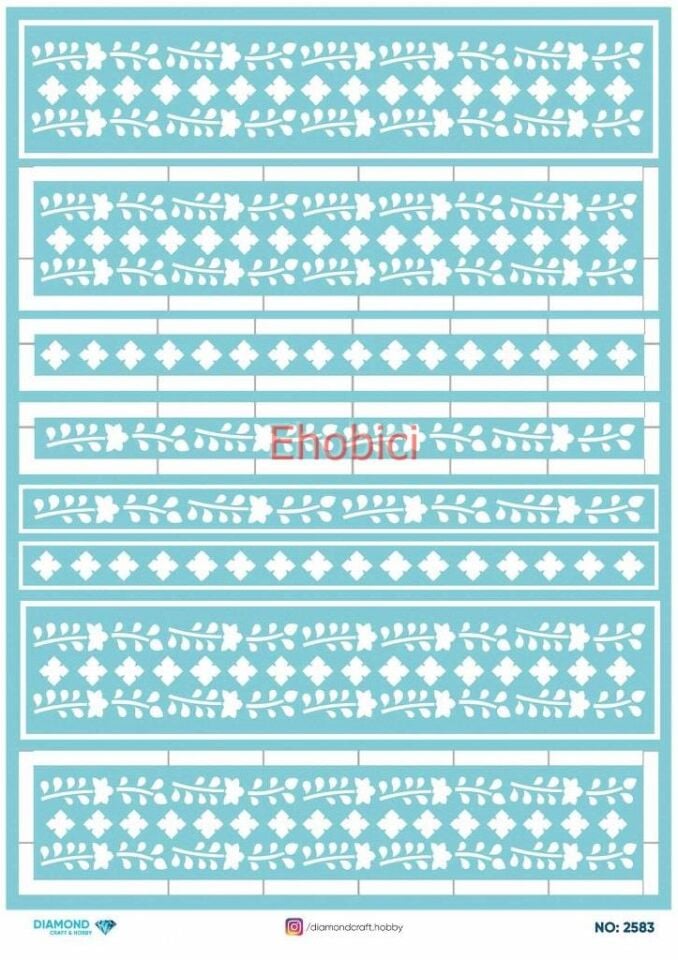 Diamond Pirinç Dekopaj Kağıdı - 2583
