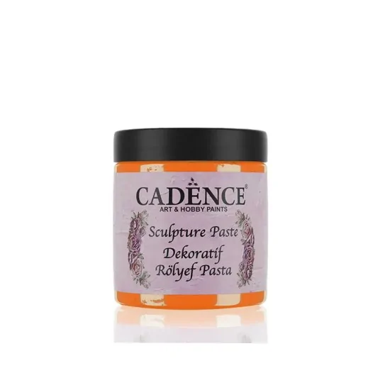 Cadence Sculpture Rölyef Pasta 6817 Turuncu 250ml