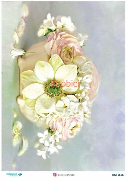 Diamond Pirinç Dekopaj Kağıdı - 2585