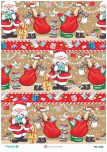 Diamond Pirinç Dekopaj Kağıdı - 3682