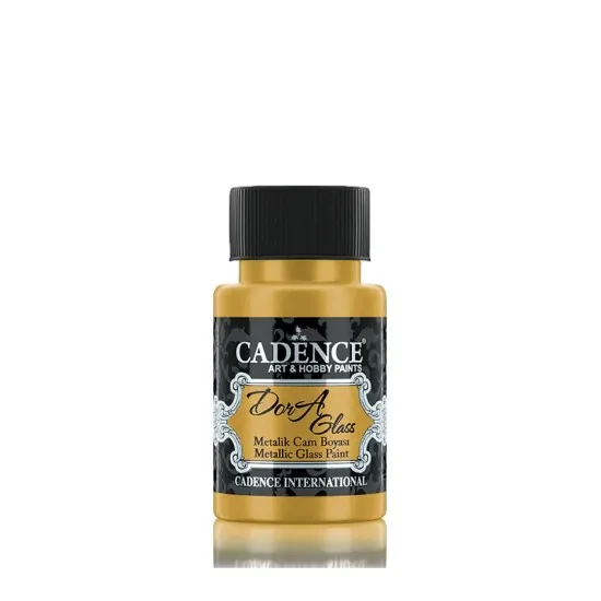Cadence Dora Glass Cam ve Porselen Boyası - 3136 Rich Gold