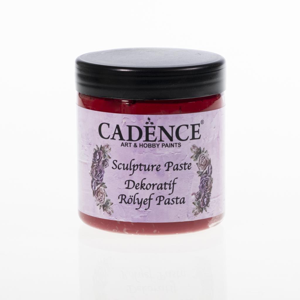 Cadence Sculpture Rölyef Pasta 6824 Kırmızı 250ml