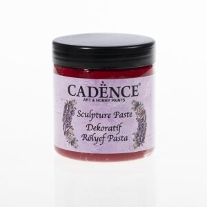 Cadence Sculpture Rölyef Pasta 6824 Kırmızı 250ml