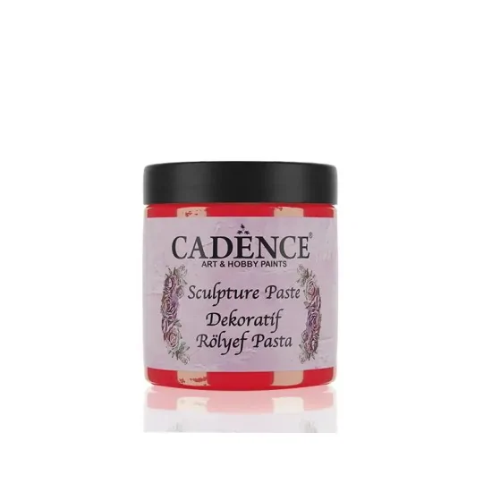 Cadence Sculpture Rölyef Pasta 6824 Kırmızı 250ml