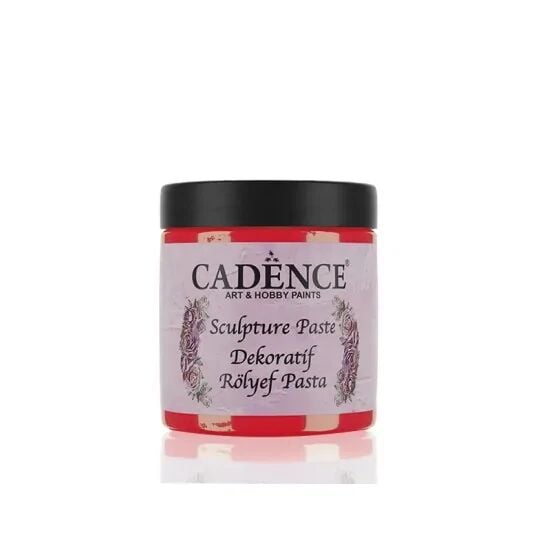 Cadence Sculpture Rölyef Pasta 6824 Kırmızı 250ml