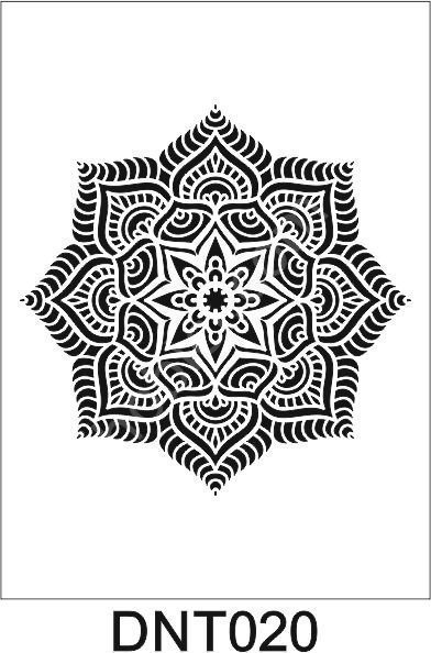 Dantel Desen Stencil Şablon (30x30) DNT-020