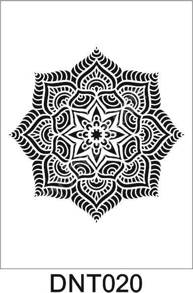 Dantel Desen Stencil Şablon (30x30) DNT-020