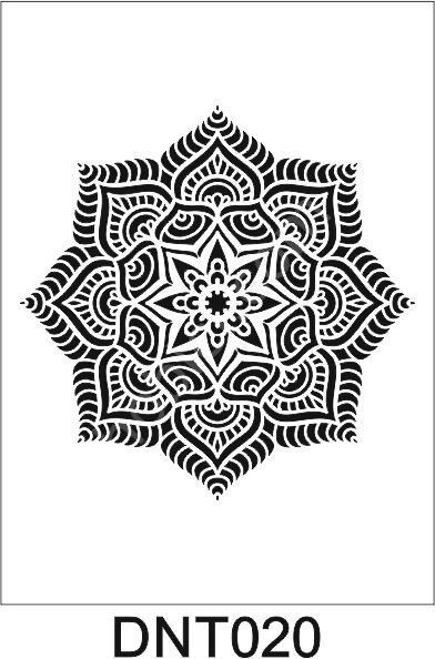 Dantel Desen Stencil Şablon (30x30) DNT-020