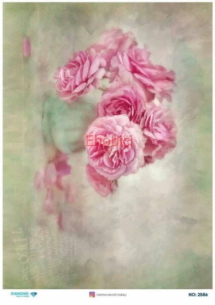 Diamond Pirinç Dekopaj Kağıdı - 2586