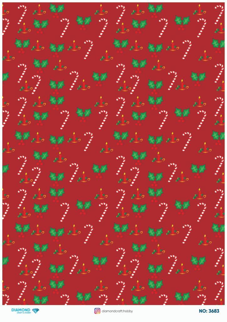 Diamond Pirinç Dekopaj Kağıdı - 3683