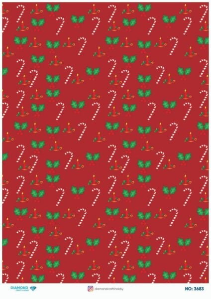 Diamond Pirinç Dekopaj Kağıdı - 3683