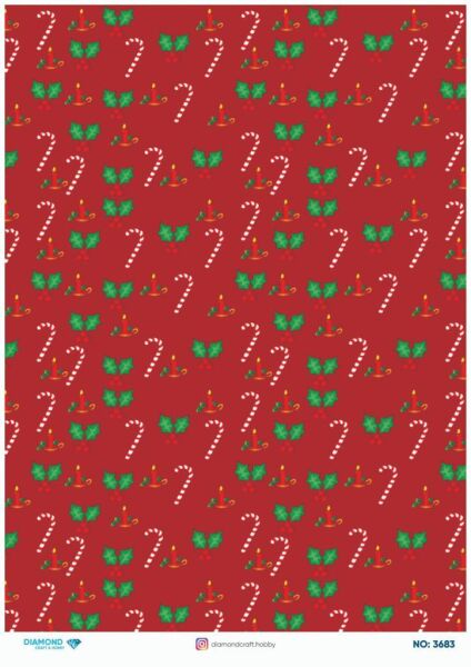 Diamond Pirinç Dekopaj Kağıdı - 3683