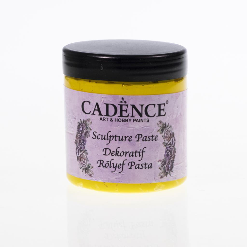 Cadence Sculpture Rölyef Pasta 6855 Sarı 250ml