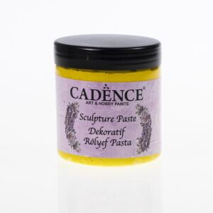 Cadence Sculpture Rölyef Pasta 6855 Sarı 250ml