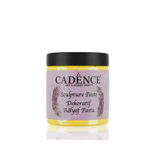 Cadence Sculpture Rölyef Pasta 6855 Sarı 250ml