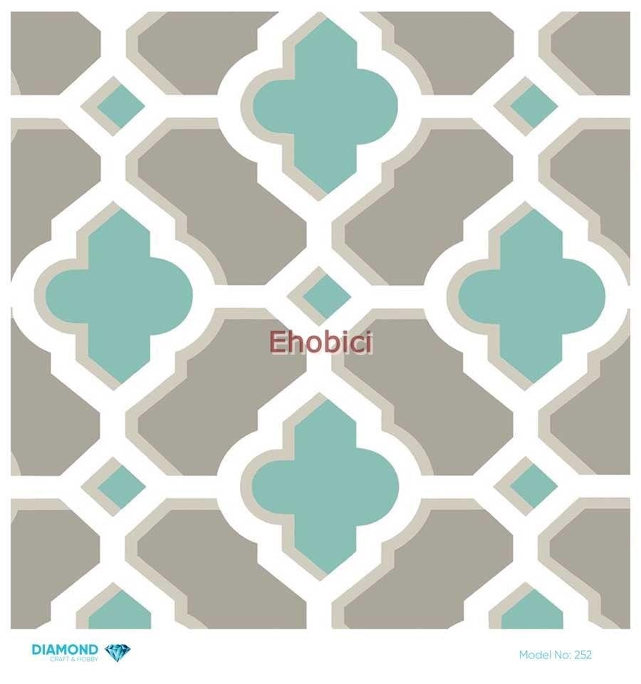 Diamond Pirinç Dekopaj Kağıdı - 252 - 30x30