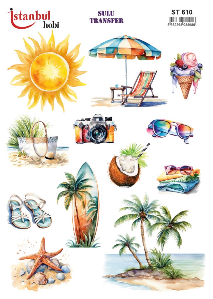 Sulu Transfer Kağıdı 25x35cm ST-610