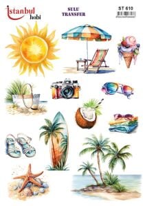 Sulu Transfer Kağıdı 25x35cm ST-610