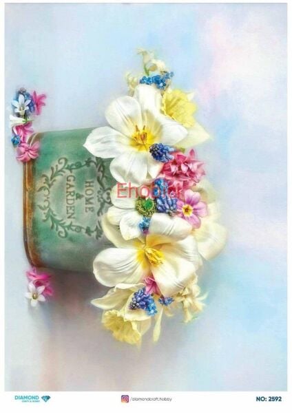 Diamond Pirinç Dekopaj Kağıdı - 2592