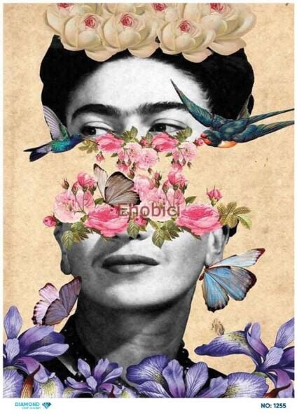 Diamond Pirinç Dekopaj Kağıdı - 1255