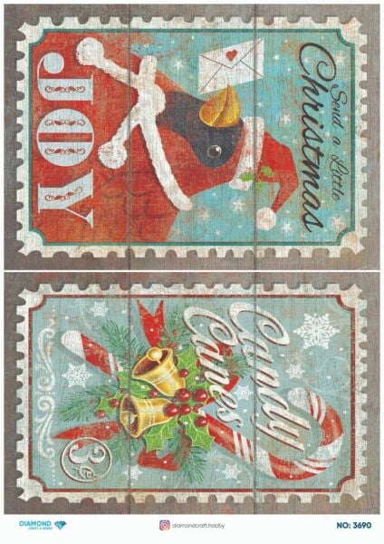 Diamond Pirinç Dekopaj Kağıdı - 3690