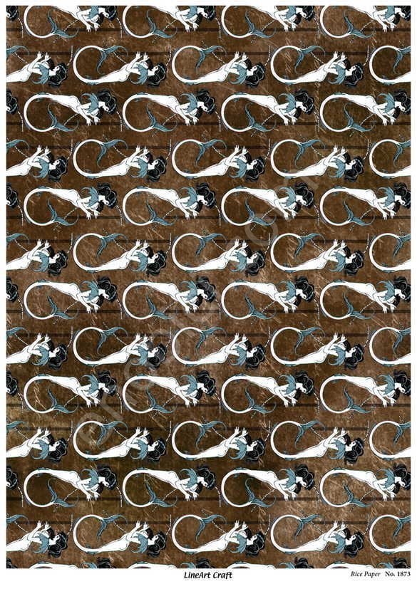 Lineart Pirinç Dekopaj Kağıdı Model - 1873