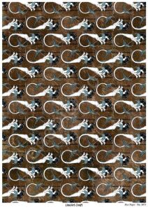 Lineart Pirinç Dekopaj Kağıdı Model - 1873