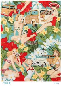 Diamond Pirinç Dekopaj Kağıdı - 1256