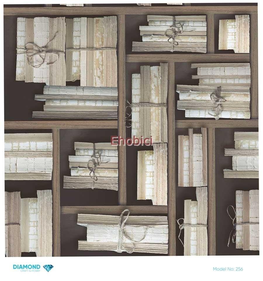 Diamond Pirinç Dekopaj Kağıdı - 256 - 30x30