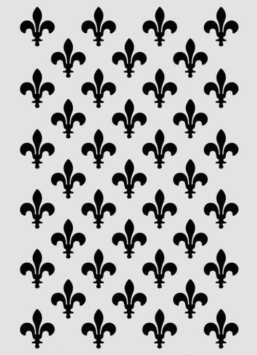 Ardışık Desen Stencil Şablon (25x35) R-045