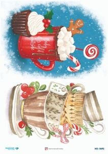 Diamond Pirinç Dekopaj Kağıdı - 3692