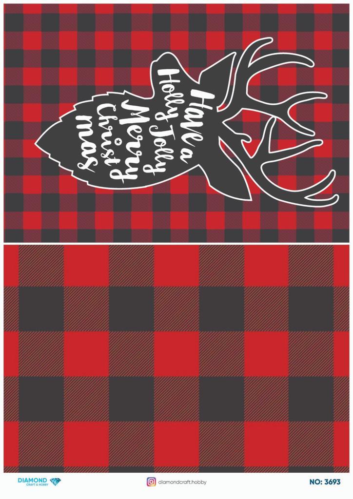 Diamond Pirinç Dekopaj Kağıdı - 3693