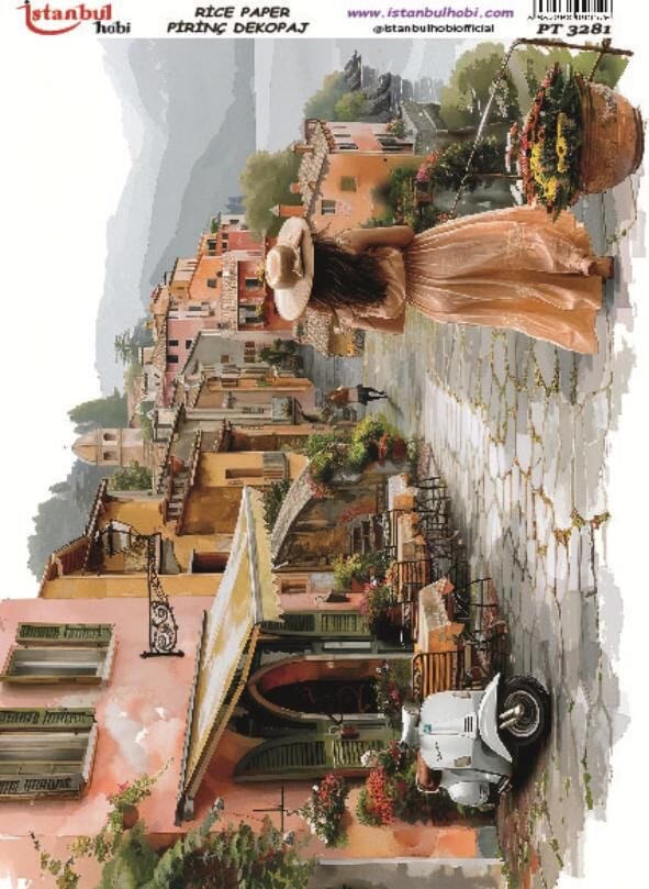 Pirinç Dekopaj Kağıdı 30x42cm PT-3281