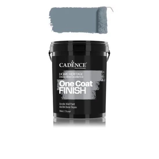 Cadence One Coat Finish OCF14 Gri Mavi Akrilik Duvar Boyası 2.5 Litre