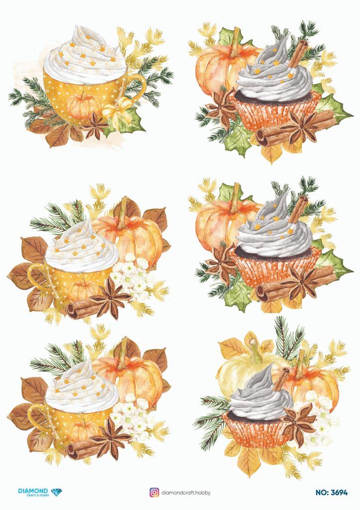 Diamond Pirinç Dekopaj Kağıdı - 3694