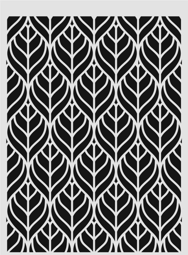 Ardışık Desen Stencil Şablon (25x35) R-047
