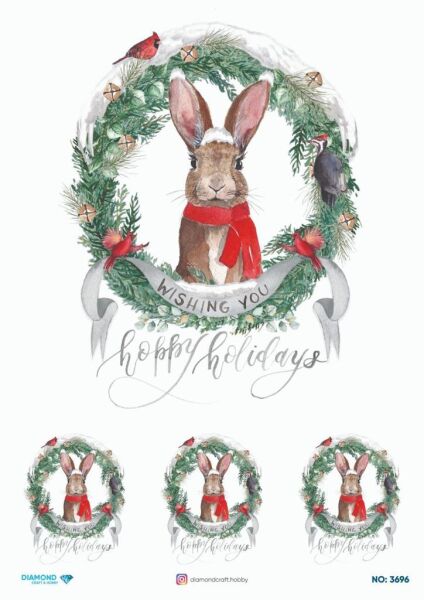 Diamond Pirinç Dekopaj Kağıdı - 3696