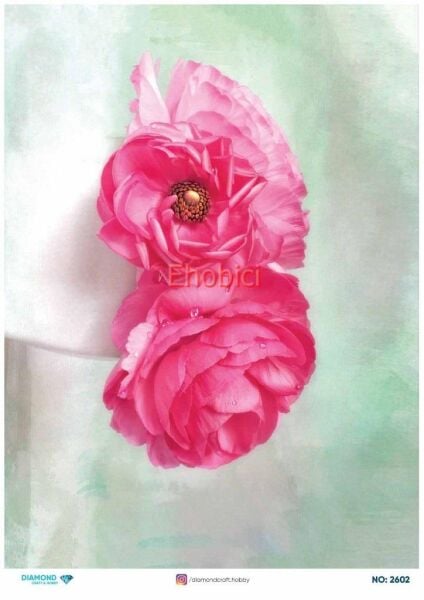 Diamond Pirinç Dekopaj Kağıdı - 2602