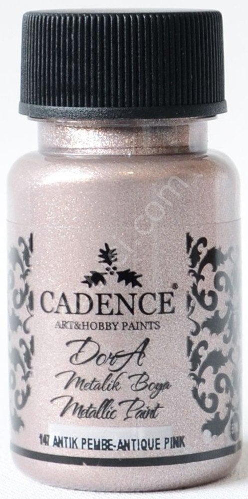 Cadence Dora Metalik Boya 147 Antik Pembe 50ML