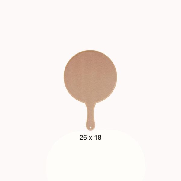 Ahşap Yuvarlak Sunumluk 26x18cm L400