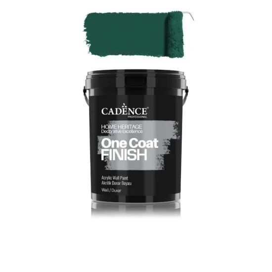 Cadence One Coat Finish OCF19 Zümrüt Yeşil Akrilik Duvar Boyası 2.5 Litre